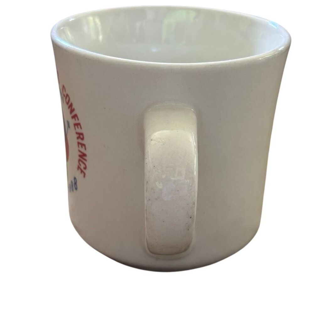 1988 PAFPC Federal Programs Conference 20th Anniv Mug - Seven Springs Skier - Picture 3 of 7